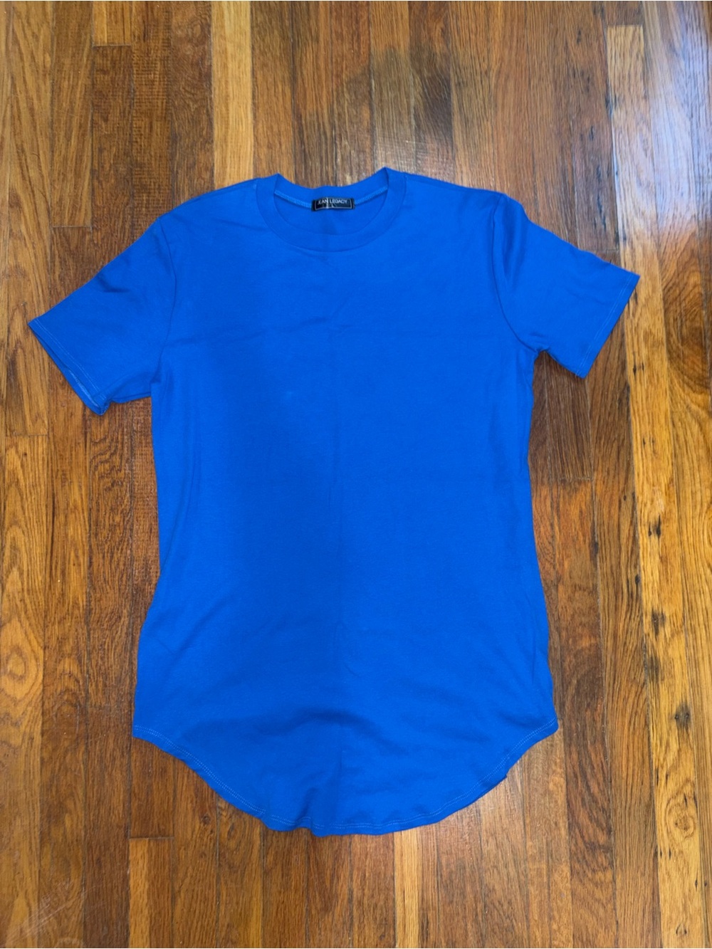 New Jean legacy Men's Crew Neck T-Shirt in Royal Blue Sz:L